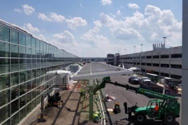 Tensile Structure Canopy at Active Airport