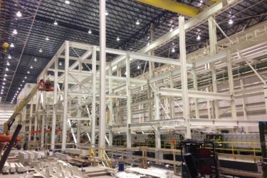 Fabricated and Erected Steel Aluminum Processing Line Fabricated and Erected Steel Aluminum Processing Line