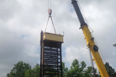 Water Screen Installation